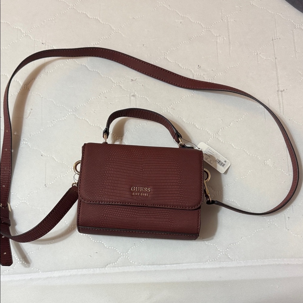 GUESS Burgundy Crossbody Bag